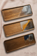 Resin Infused Wooden Tray