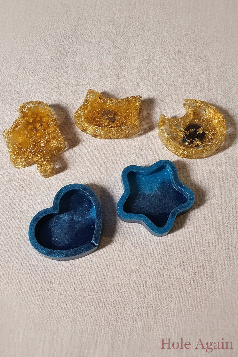 Handcrafted Resin Magnet Sets - 6 Piece Collection