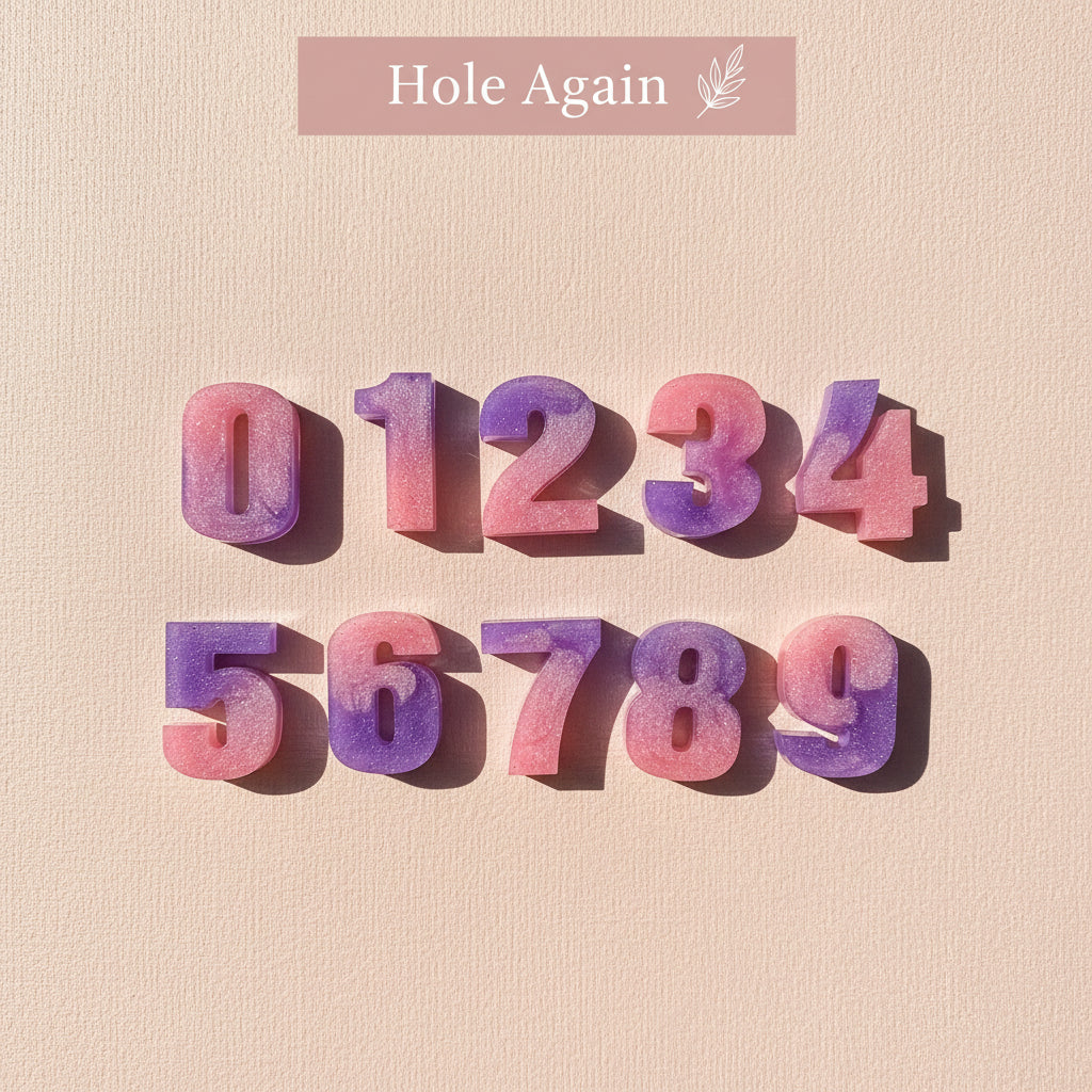 Resin Number Set (0–9)