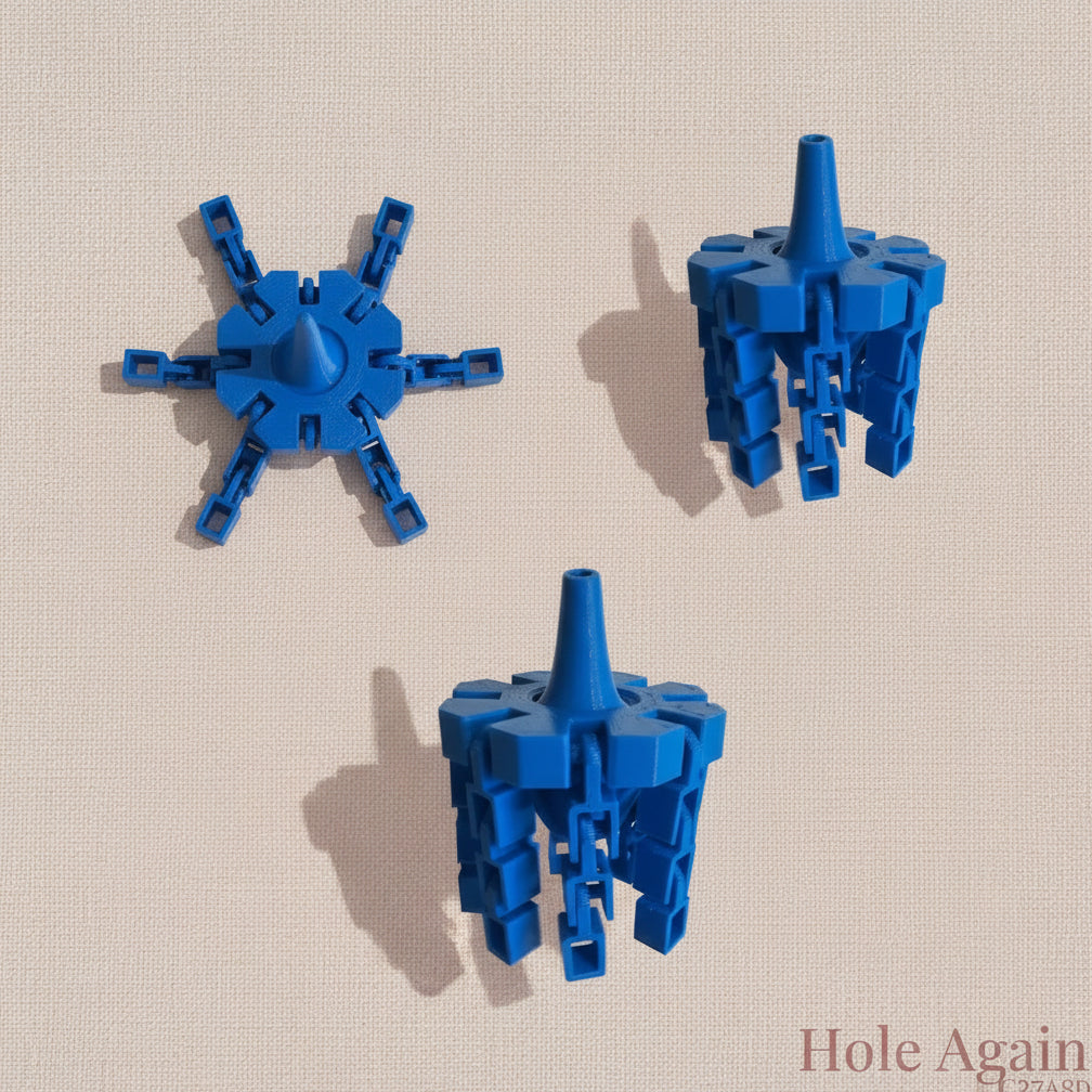 3D Printed Articulated Spin Cones