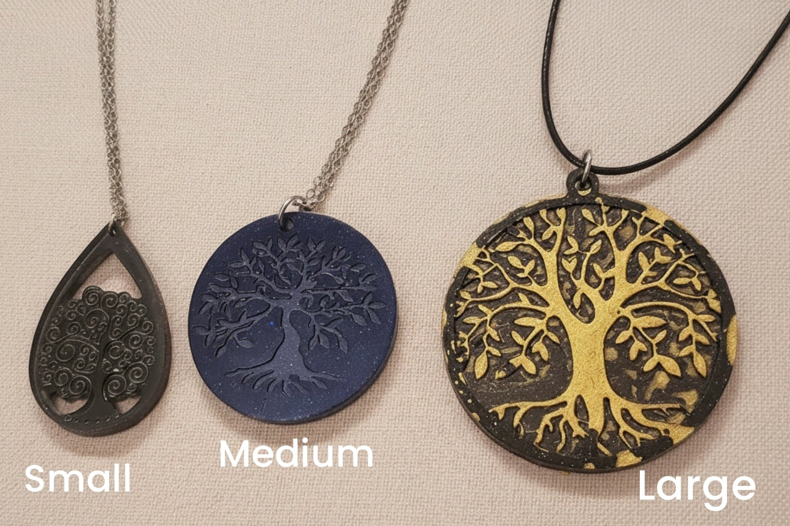 Tree of Life Resin Necklace – Hand‑Poured, Symbolic & One‑of‑a‑Kind