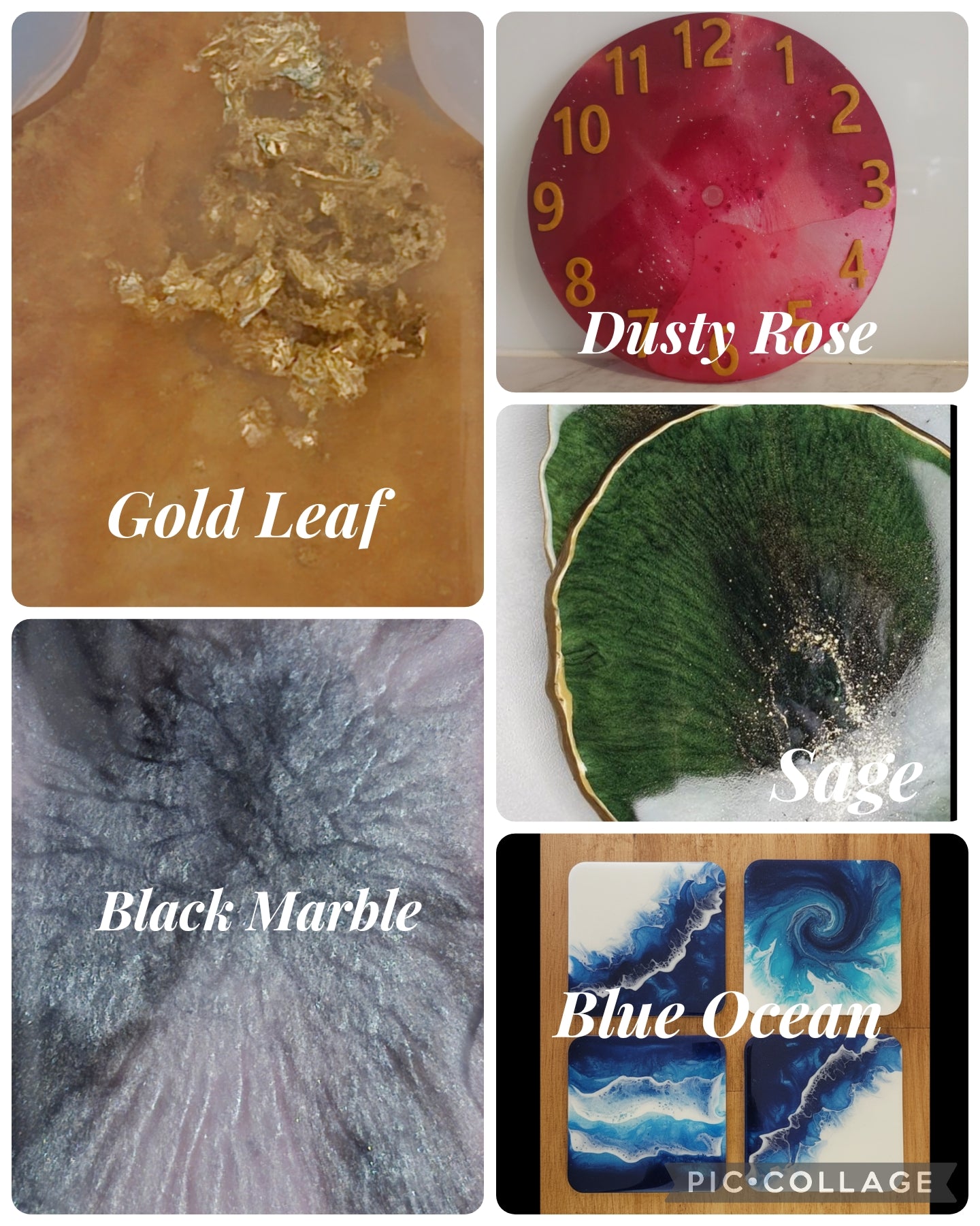 Resin Ashtray - Square & Round