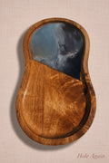 Resin Infused Wooden Tray — Small