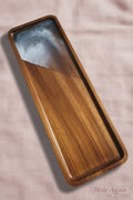 Handcrafted Resin Serving Board – 10.5 × 29 cm