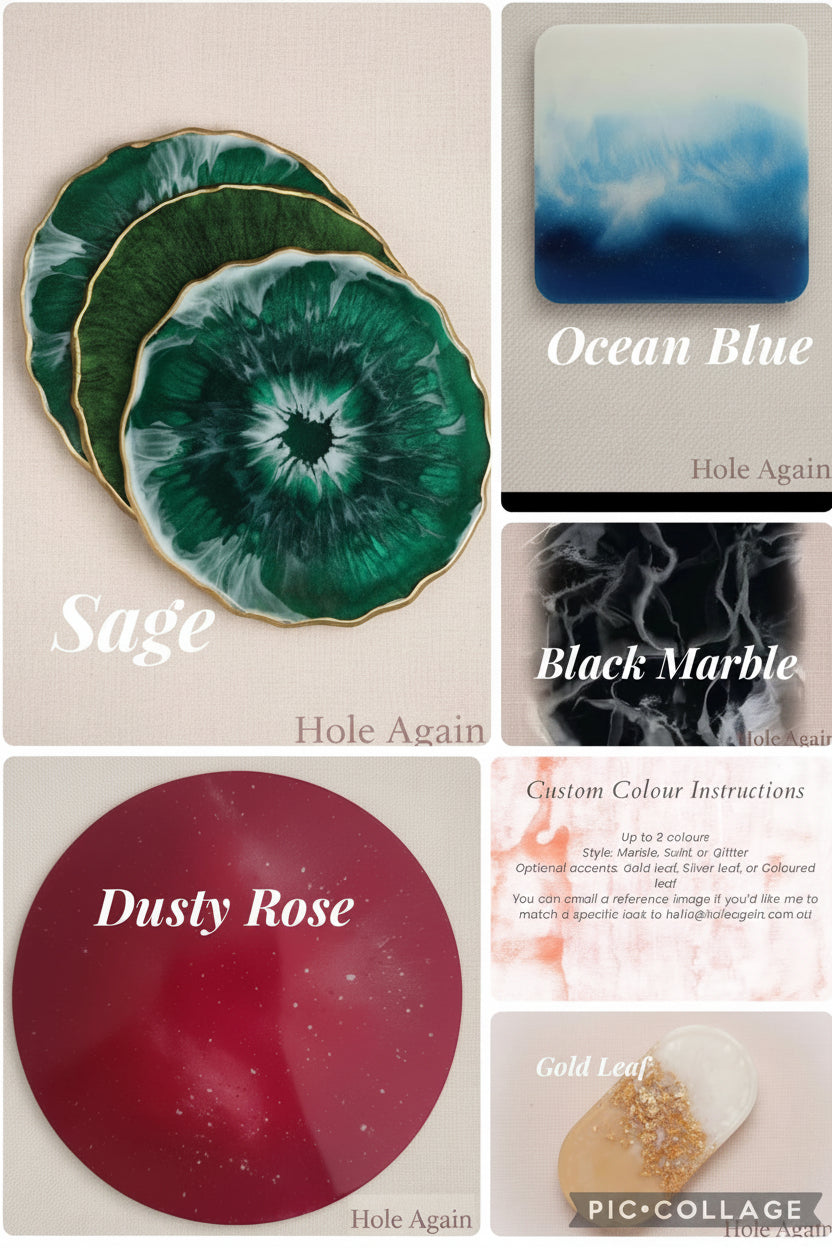 Resin Ring Tray - Square & Round