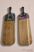 Resin‑Infused Acacia Serving Board