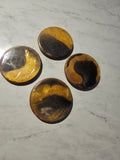 Bamboo Resin Coasters (Set of 4)