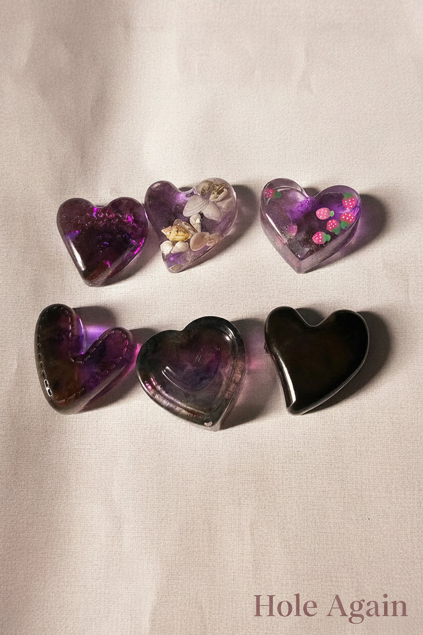 Handcrafted Resin Magnet Sets - 6 Piece Collection
