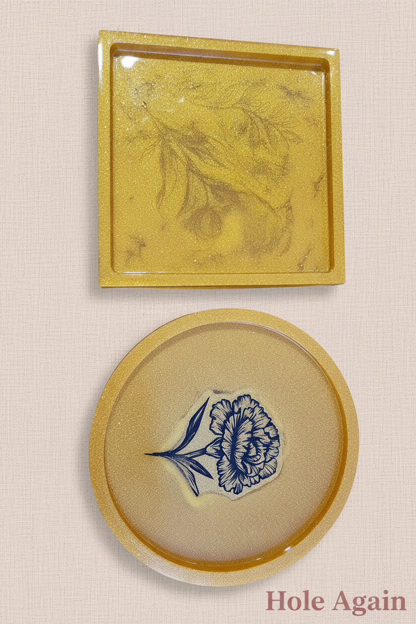 Resin Ring Tray - Square & Round