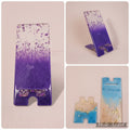 Handcrafted Resin Phone Stand — 2‑Piece Design (Fits All Standard Phones)